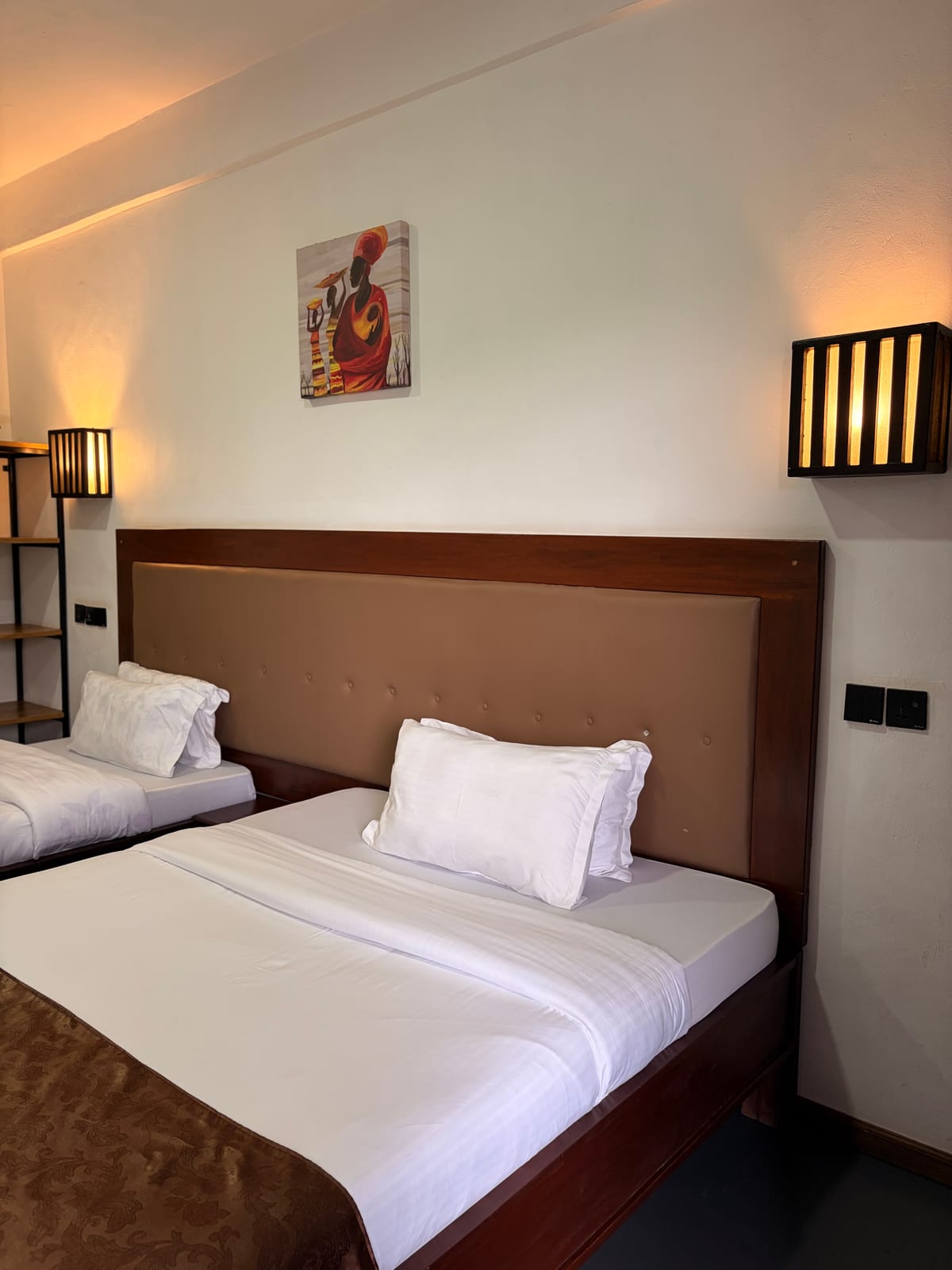 Twin room for friends and travel groups